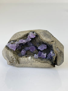 Amethyst Geode Miniature Natural Crystal Rare A421