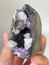 Load image into Gallery viewer, Amethyst Geode Miniature Natural Crystal Rare A423
