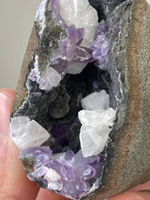 Load image into Gallery viewer, Amethyst Geode Miniature Natural Crystal Rare A423
