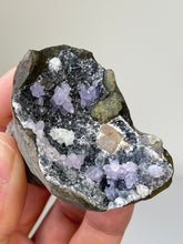 Load image into Gallery viewer, Amethyst Geode Miniature Natural Crystal Rare A424
