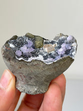 Load image into Gallery viewer, Amethyst Geode Miniature Natural Crystal Rare A424
