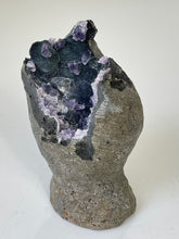 Load image into Gallery viewer, Amethyst Geode Miniature Natural Crystal Rare A425
