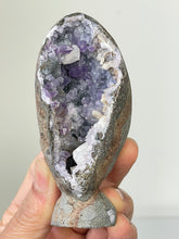 Load image into Gallery viewer, Amethyst Geode Miniature Natural Crystal Rare A427
