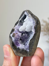 Load image into Gallery viewer, Amethyst Geode Miniature Natural Crystal Rare A414
