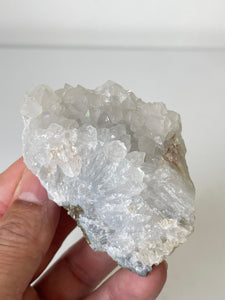 Natural Anandalite 'Iris aka Rainbow Quartz' Crystal Cluster Rare AN011