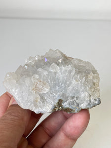 Natural Anandalite 'Iris aka Rainbow Quartz' Crystal Cluster Rare AN011