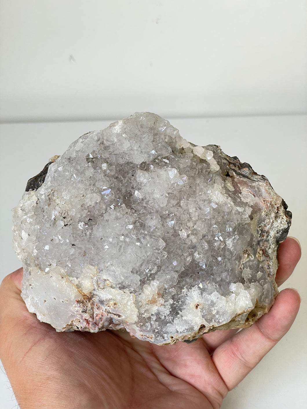 1.25kg Natural Anandalite 'Iris aka Rainbow Quartz' Crystal Cluster Rare AN020