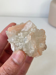 Pointed Apophyllite with Stilbite Cluster AP660a