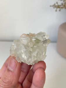 Pointed Apophyllite with Stilbite Cluster AP668a