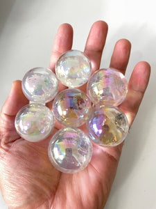 1 x Aura Quartz High Grade Crystal Sphere S213