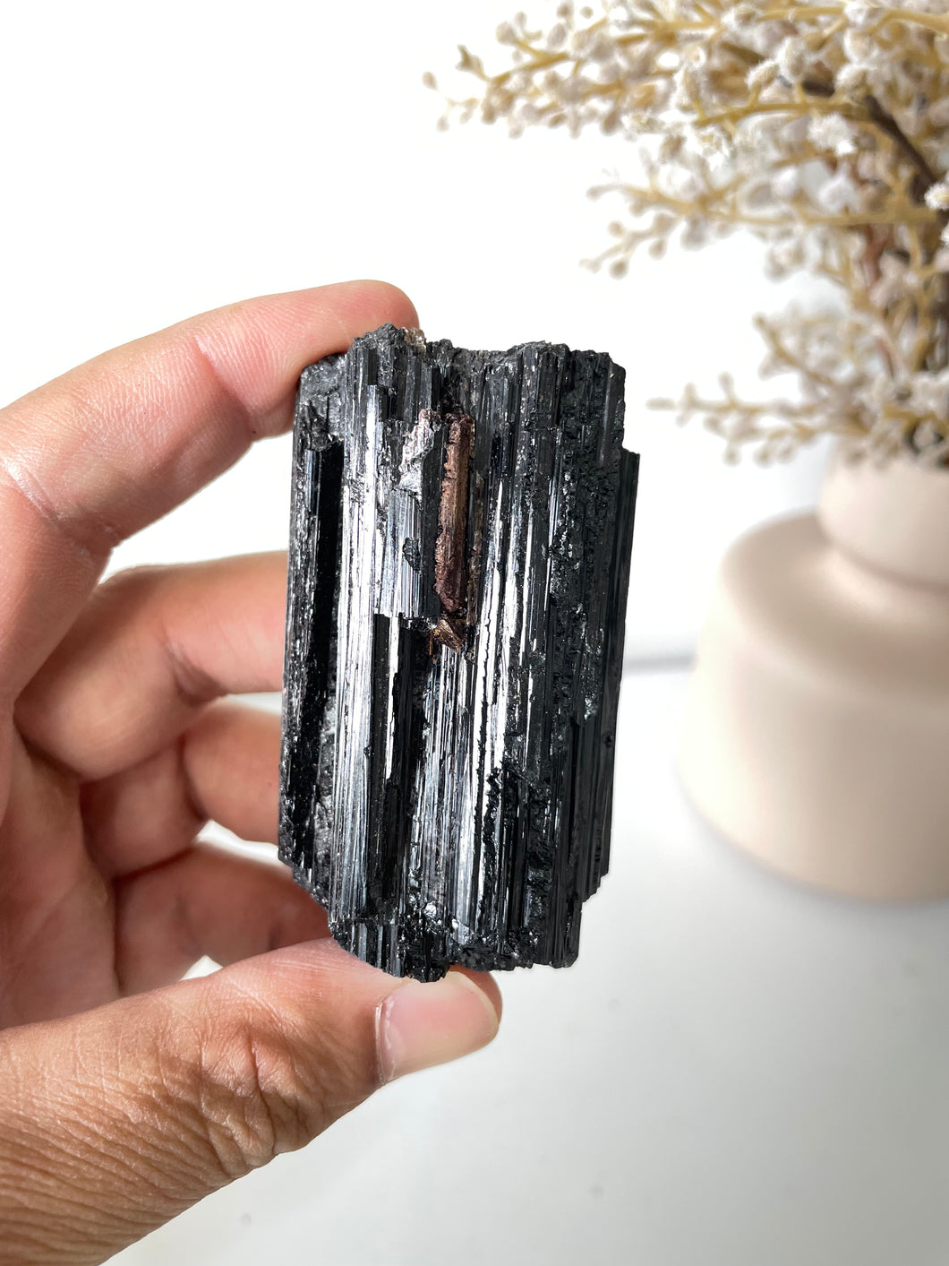 Black Tourmaline Raw High Grade RC026