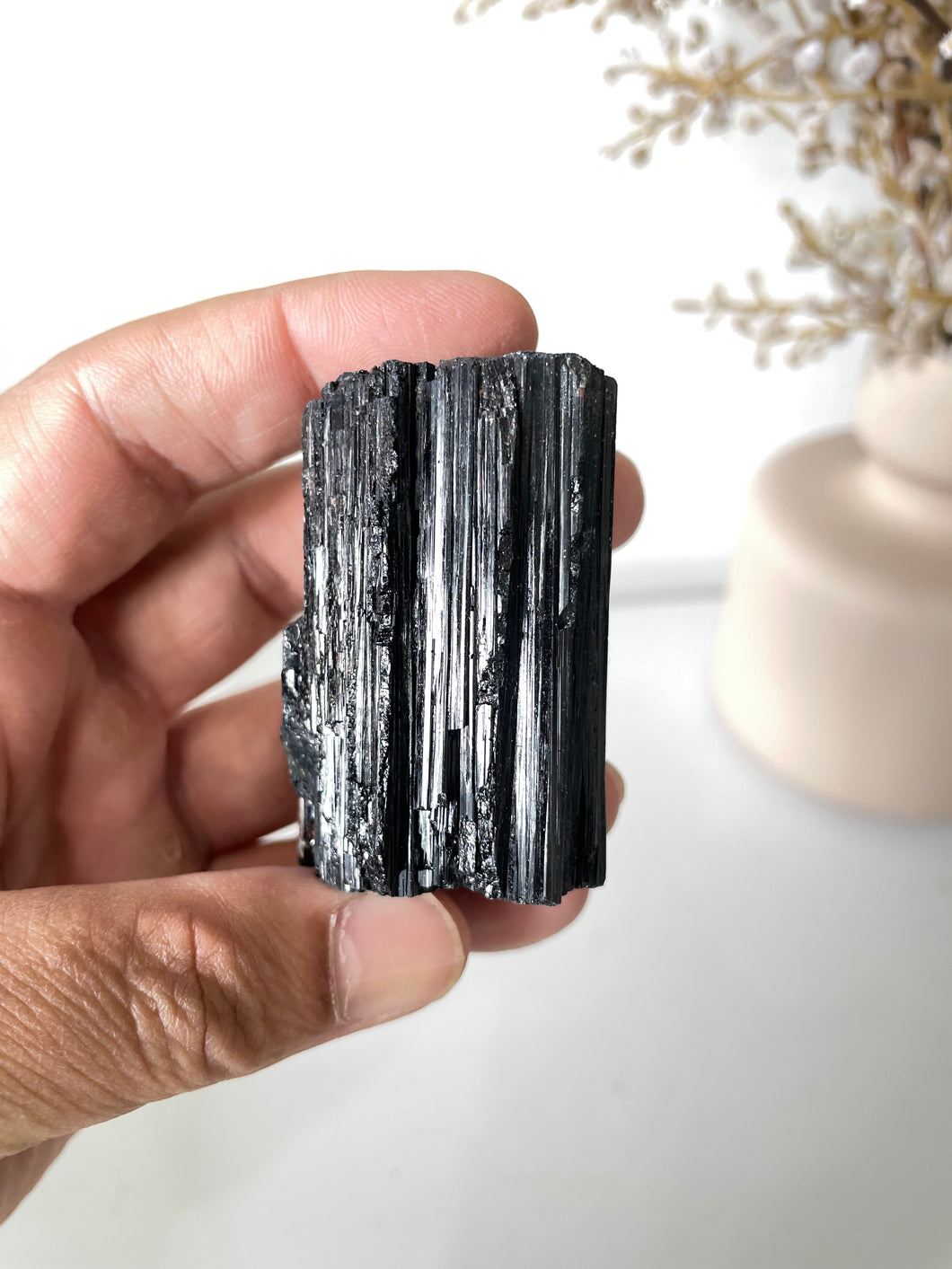 Black Tourmaline Raw High Grade RC027