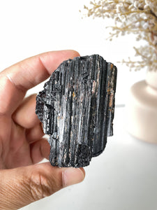 Black Tourmaline Raw High Grade RC028