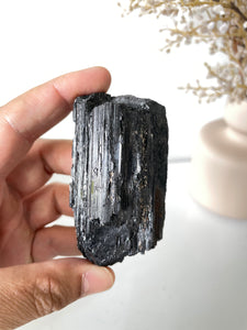 Black Tourmaline Raw High Grade RC030