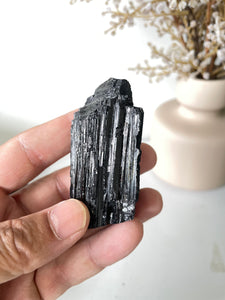 Black Tourmaline Raw High Grade RC036