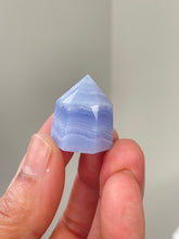 Load image into Gallery viewer, Blue Lace Agate Mini-Tower High Grade T093a
