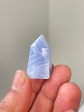 Load image into Gallery viewer, Blue Lace Agate Mini-Tower High Grade T094a
