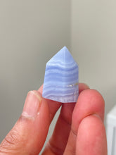 Load image into Gallery viewer, Blue Lace Agate Mini-Tower High Grade T095a
