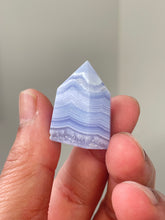 Load image into Gallery viewer, Blue Lace Agate Mini-Tower High Grade T096a
