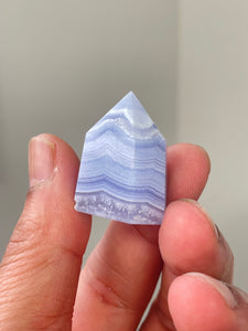 Blue Lace Agate Mini-Tower High Grade T096a