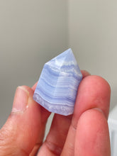 Load image into Gallery viewer, Blue Lace Agate Mini-Tower High Grade T096a
