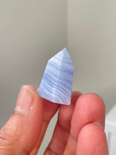 Load image into Gallery viewer, Blue Lace Agate Mini-Tower High Grade T097a
