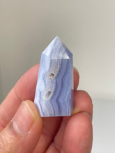 Load image into Gallery viewer, Blue Lace Agate Mini-Tower High Grade T099a
