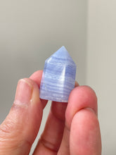 Load image into Gallery viewer, Blue Lace Agate Mini-Tower High Grade T090A
