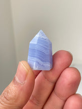 Load image into Gallery viewer, Blue Lace Agate Mini-Tower High Grade T100a
