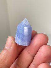 Load image into Gallery viewer, Blue Lace Agate Mini-Tower High Grade T100a
