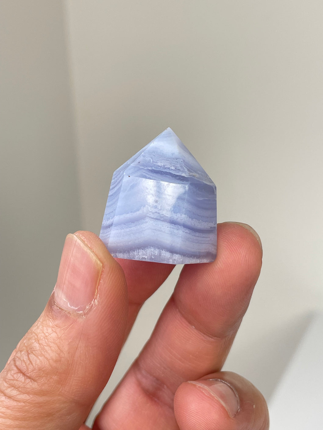 Blue Lace Agate Mini-Tower High Grade T101a