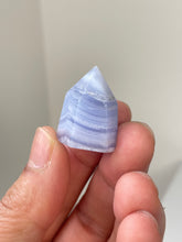 Load image into Gallery viewer, Blue Lace Agate Mini-Tower High Grade T101a
