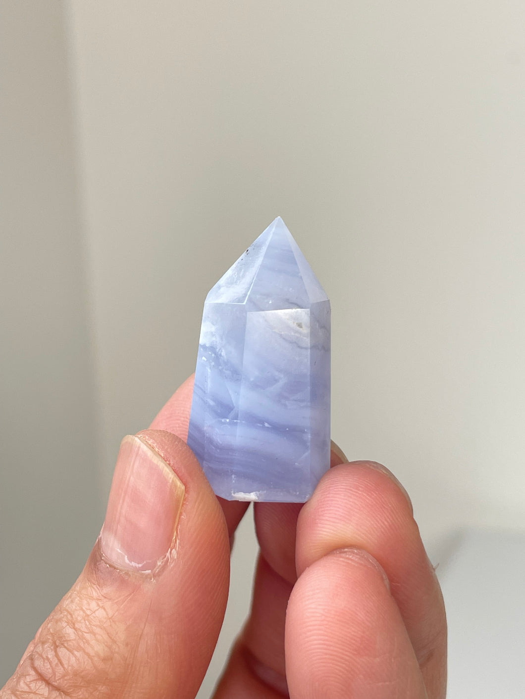 Blue Lace Agate Mini-Tower High Grade T102a