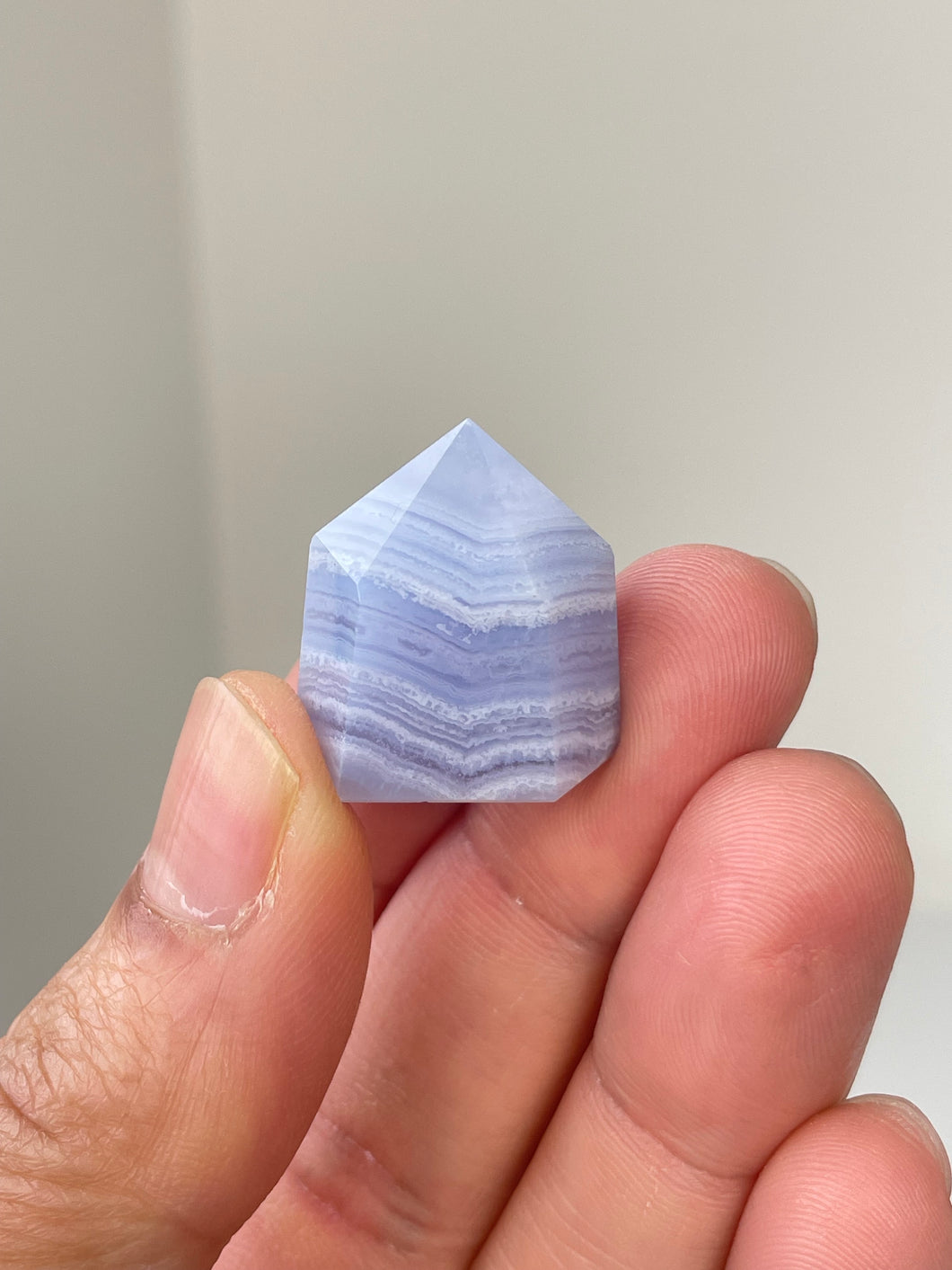 Blue Lace Agate Mini-Tower High Grade T103a