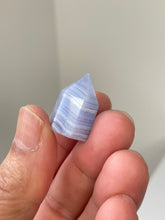 Load image into Gallery viewer, Blue Lace Agate Mini-Tower High Grade T103a
