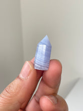 Load image into Gallery viewer, Blue Lace Agate Mini-Tower High Grade T104a
