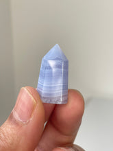 Load image into Gallery viewer, Blue Lace Agate Mini-Tower High Grade T104a
