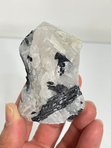 Tourmalinated Quartz Raw Natural PT046