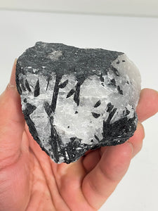 Tourmalinated Quartz Raw Natural PT047