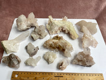 Load image into Gallery viewer, Bulk Lot Himalayan quartz clusters pack of 13, K260
