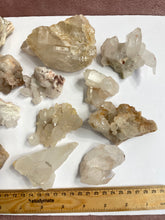 Load image into Gallery viewer, Bulk Lot Himalayan quartz clusters pack of 14, K262
