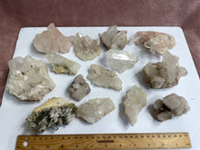 Load image into Gallery viewer, Bulk Lot Himalayan quartz clusters pack of 14, K263
