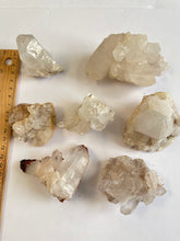 Load image into Gallery viewer, Bulk Lot Himalayan quartz clusters pack of 7 K290
