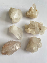 Load image into Gallery viewer, Bulk Lot Himalayan quartz clusters pack of 6 K291
