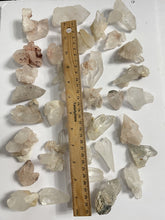 Load image into Gallery viewer, Bulk Lot Himalayan quartz clusters pack of 35 - K300
