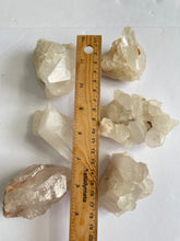 Load image into Gallery viewer, Bulk Lot Himalayan quartz clusters pack of 6 K291
