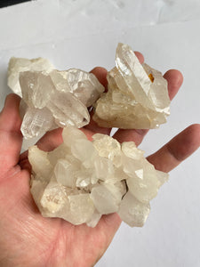 Bulk Lot Himalayan quartz clusters pack of 6 K291