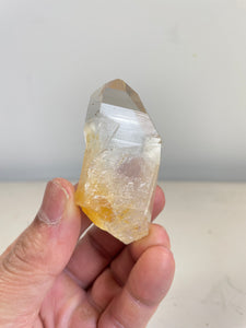 Golden Healer Blue Smoke Lemurian Quartz Columbian Crystal Q216a