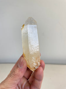 Golden Healer Blue Smoke Lemurian Quartz Columbian Crystal Q212a