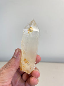 Golden Healer Blue Smoke Lemurian Quartz Columbian Crystal Q212a